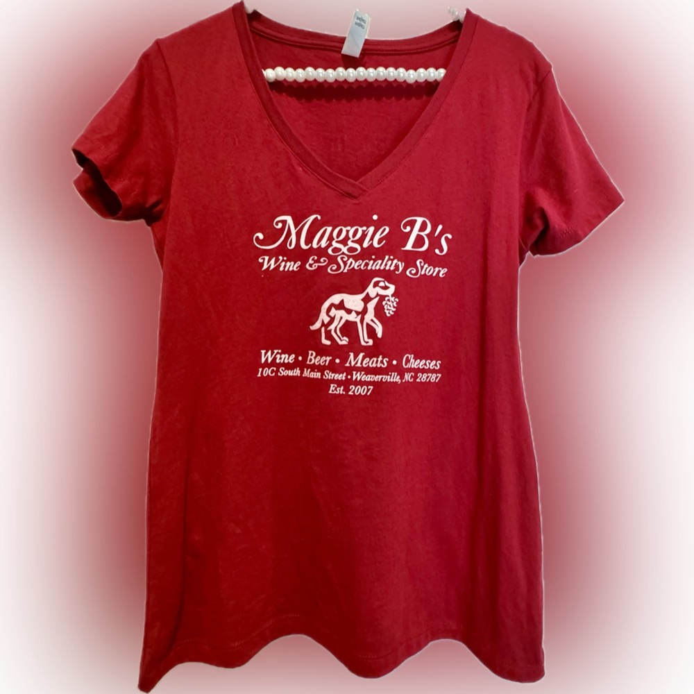 Ideal T - dark red - Large - Maggie B’s - new / washed not worn FREE w/purchase! - Picture 2 of 9